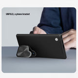 Nillkin Samsung Galaxy S24 Ultra Cover CamShield Prop Leather Blå