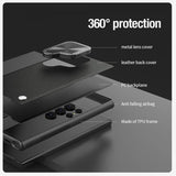 Nillkin Samsung Galaxy S24 Ultra Cover CamShield Prop Læder MagSafe Sort