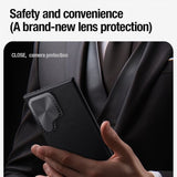 Nillkin Samsung Galaxy S24 Ultra Cover CamShield Prop Læder MagSafe Sort