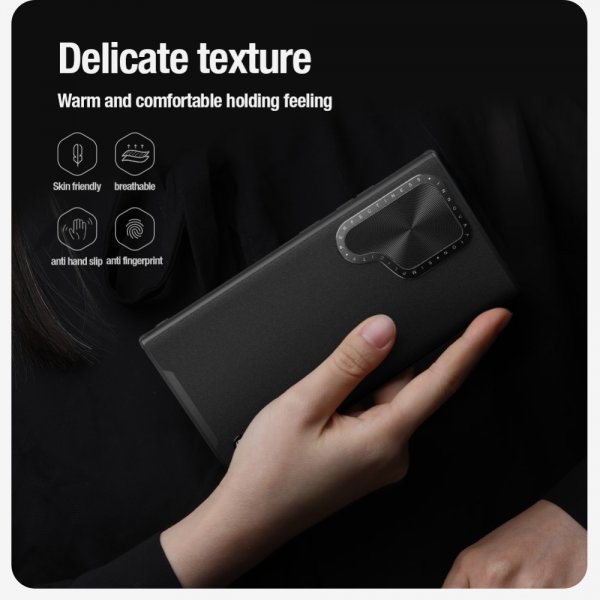 Nillkin Samsung Galaxy S24 Ultra Cover CamShield Prop Læder MagSafe Sort