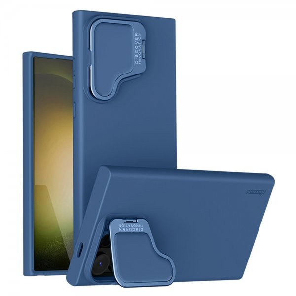 Nillkin Samsung Galaxy S24 Ultra Cover CamShield Silky Prop Blå