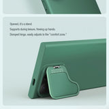 Nillkin Samsung Galaxy S24 Ultra Cover CamShield Silky Prop Grøn
