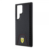 Ferrari Samsung Galaxy S24 Ultra Cover Carbon & Stripe Sort
