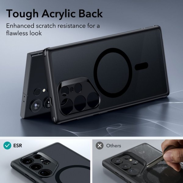 ESR Samsung Galaxy S24 Ultra Cover Classic Hybrid HaloLock Frosted Black