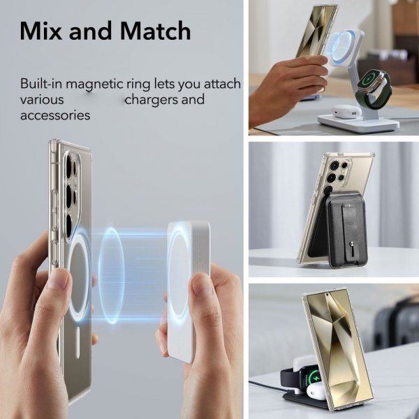 ESR Samsung Galaxy S24 Ultra Cover Classic Hybrid HaloLock Transparent