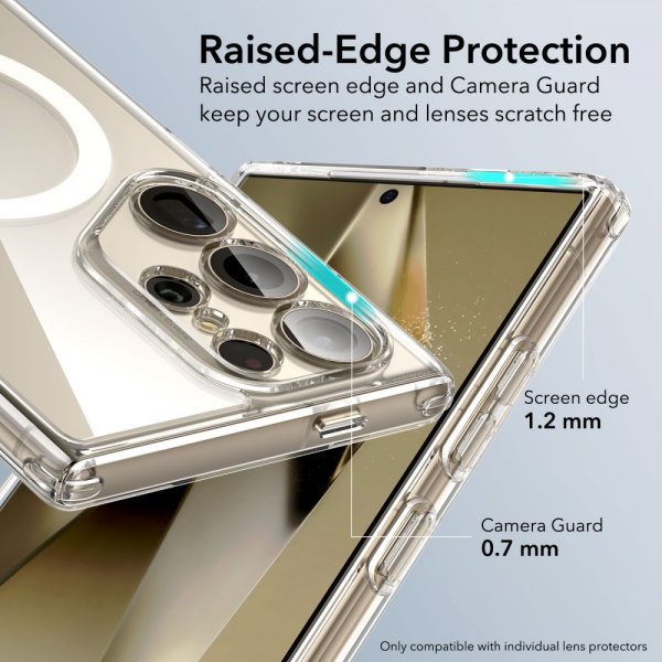 ESR Samsung Galaxy S24 Ultra Cover Classic Hybrid HaloLock Transparent
