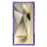 Samsung Galaxy S24 Ultra Cover Dækmønster Stativfunktion Lilla