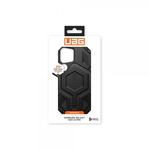 Urban Armor Gear (UAG) Samsung Galaxy S24 Ultra Cover Monarch Carbon Fiber Sort