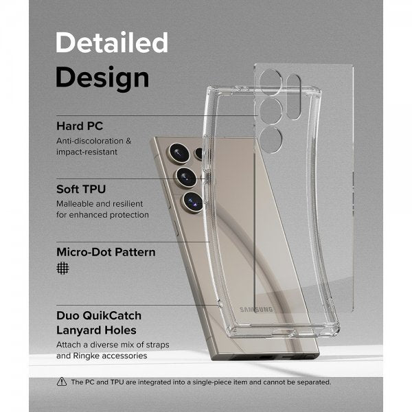 Ringke Samsung Galaxy S24 Ultra Cover Fusion Clear