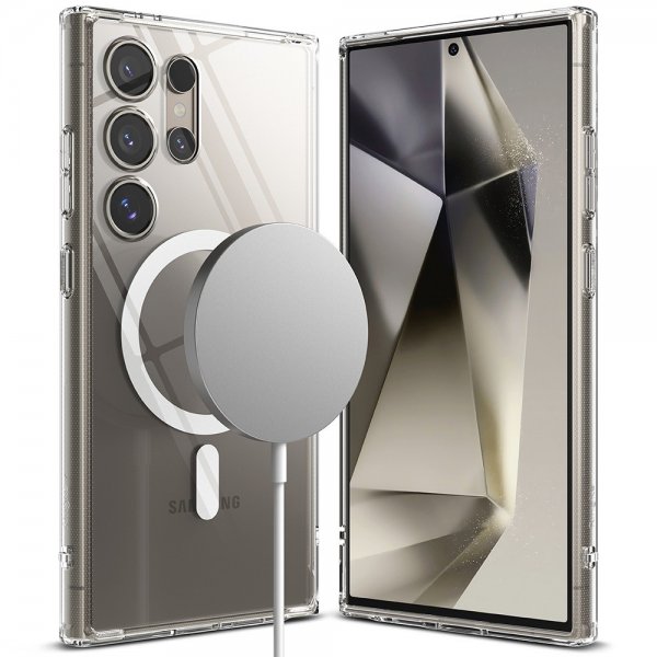 Ringke Samsung Galaxy S24 Ultra Cover Fusion Magnetic Clear