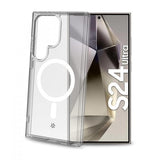 Celly Samsung Galaxy S24 Ultra Cover GELSKINMAG MagSafe Transparent