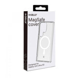 Celly Samsung Galaxy S24 Ultra Cover GELSKINMAG MagSafe Transparent