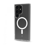 Celly Samsung Galaxy S24 Ultra Cover GELSKINMAG MagSafe Transparent