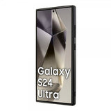 BMW Samsung Galaxy S24 Ultra Cover Ægte Læder Tekstureret Sort