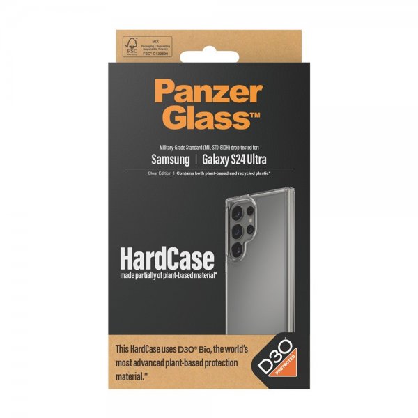 PanzerGlass Samsung Galaxy S24 Ultra Cover HardCase D3O Transparent