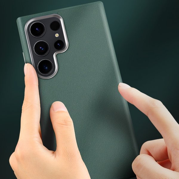 X-Level Samsung Galaxy S24 Ultra Cover Lædertekstur Grå