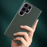 X-Level Samsung Galaxy S24 Ultra Cover Lædertekstur Grå