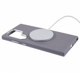 X-Level Samsung Galaxy S24 Ultra Cover Lædertekstur MagSafe Grå