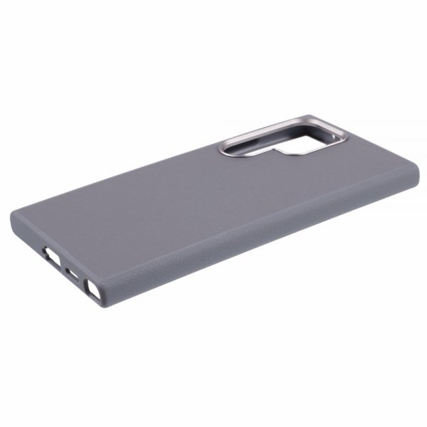 X-Level Samsung Galaxy S24 Ultra Cover Lædertekstur MagSafe Grå