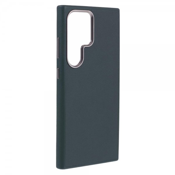 X-Level Samsung Galaxy S24 Ultra Cover Lædertekstur MagSafe Grøn