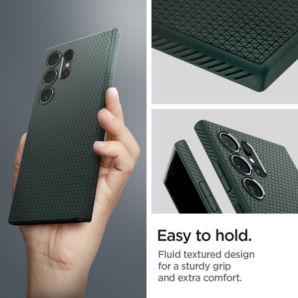 Spigen Samsung Galaxy S24 Ultra Cover Liquid Air Abyss Green