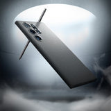 Spigen Samsung Galaxy S24 Ultra Cover Liquid Air Marble Grey