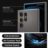 Spigen Samsung Galaxy S24 Ultra Cover Liquid Air Marble Grey