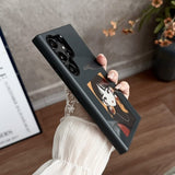 Samsung Galaxy S24 Ultra Cover med Indbygget Display E Ink Case Sort