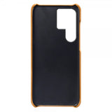 Samsung Galaxy S24 Ultra Cover med to Kortlommer Lysebrun