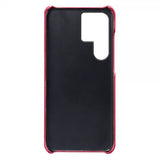Samsung Galaxy S24 Ultra Cover med to Kortlommer Magenta