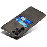 Samsung Galaxy S24 Ultra Cover med to Kortlommer Sort
