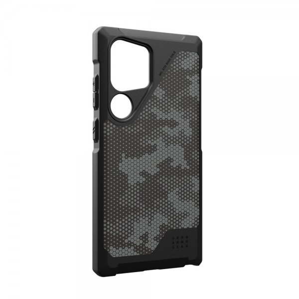 Urban Armor Gear (UAG) Samsung Galaxy S24 Ultra Cover Metropolis LT MagSafe Micro Hex Camo Graphite