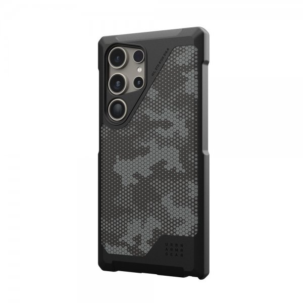 Urban Armor Gear (UAG) Samsung Galaxy S24 Ultra Cover Metropolis LT MagSafe Micro Hex Camo Graphite