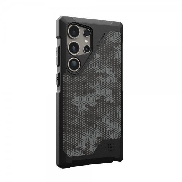 Urban Armor Gear (UAG) Samsung Galaxy S24 Ultra Cover Metropolis LT MagSafe Micro Hex Camo Graphite