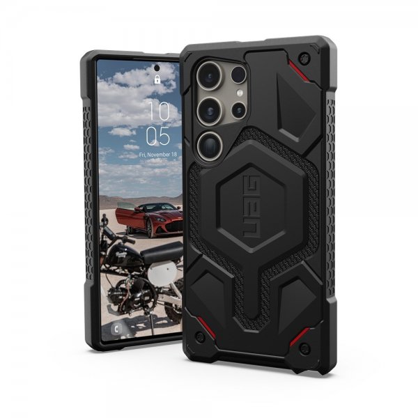 Urban Armor Gear (UAG) Samsung Galaxy S24 Ultra Cover Monarch Kevlar Sort
