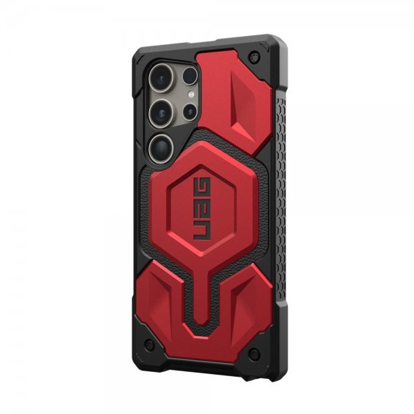Urban Armor Gear (UAG) Samsung Galaxy S24 Ultra Cover Monarch Pro MagSafe Crimson
