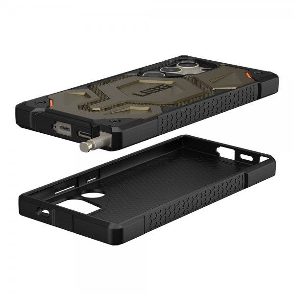 Urban Armor Gear (UAG) Samsung Galaxy S24 Ultra Cover Monarch Pro MagSafe Element Green