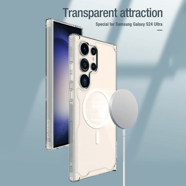 Nillkin Samsung Galaxy S24 Ultra Cover Nature Pro Series MagSafe Transparent