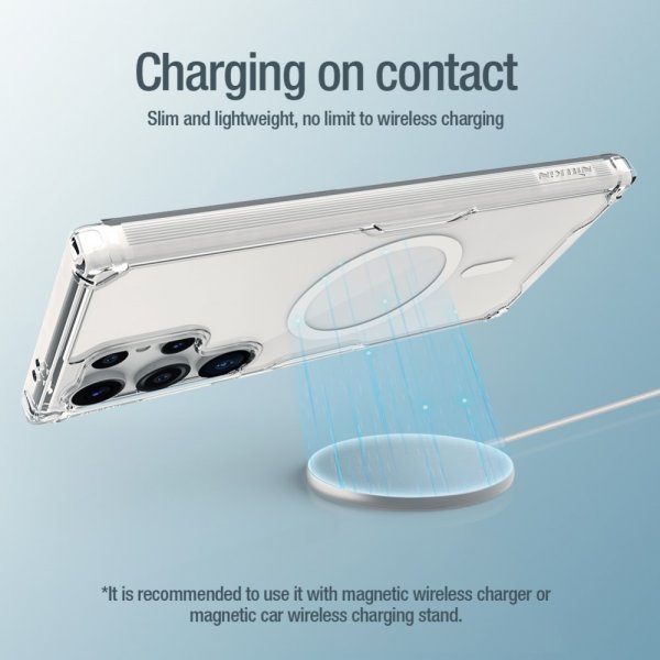 Nillkin Samsung Galaxy S24 Ultra Cover Nature Pro Series MagSafe Transparent