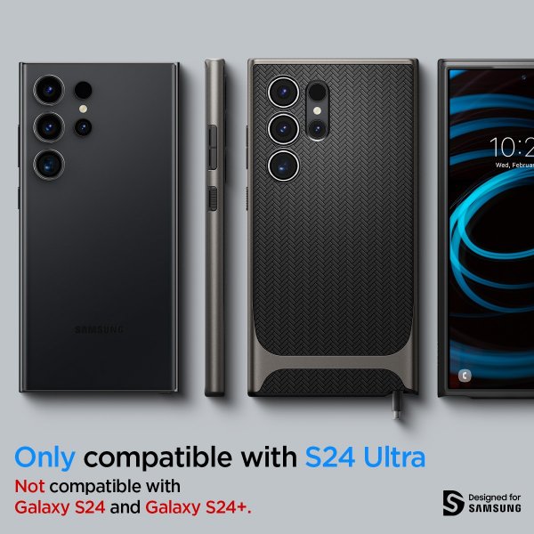 Spigen Samsung Galaxy S24 Ultra Cover Neo Hybrid Gunmetal
