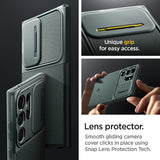 Spigen Samsung Galaxy S24 Ultra Cover Optik Armor Abyss Green