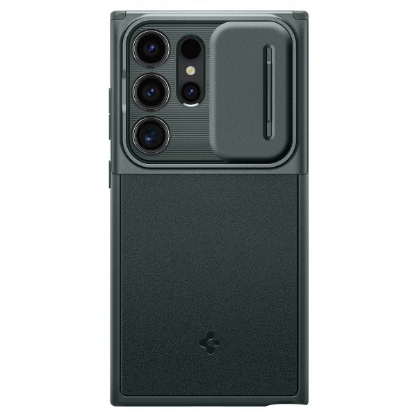 Spigen Samsung Galaxy S24 Ultra Cover Optik Armor Abyss Green