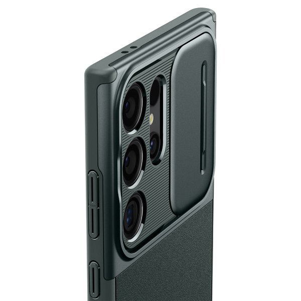 Spigen Samsung Galaxy S24 Ultra Cover Optik Armor Abyss Green