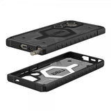 Urban Armor Gear (UAG) Samsung Galaxy S24 Ultra Cover Pathfinder Clear MagSafe Ash