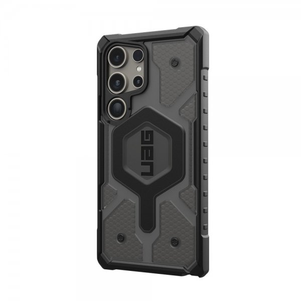 Urban Armor Gear (UAG) Samsung Galaxy S24 Ultra Cover Pathfinder Clear MagSafe Ash