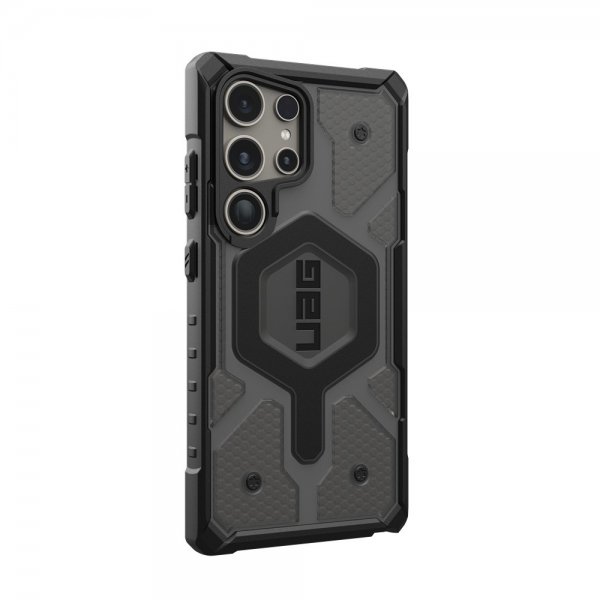 Urban Armor Gear (UAG) Samsung Galaxy S24 Ultra Cover Pathfinder Clear MagSafe Ash