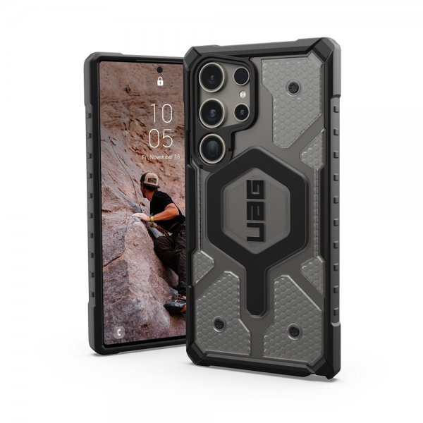 Urban Armor Gear (UAG) Samsung Galaxy S24 Ultra Cover Pathfinder Clear MagSafe Ice