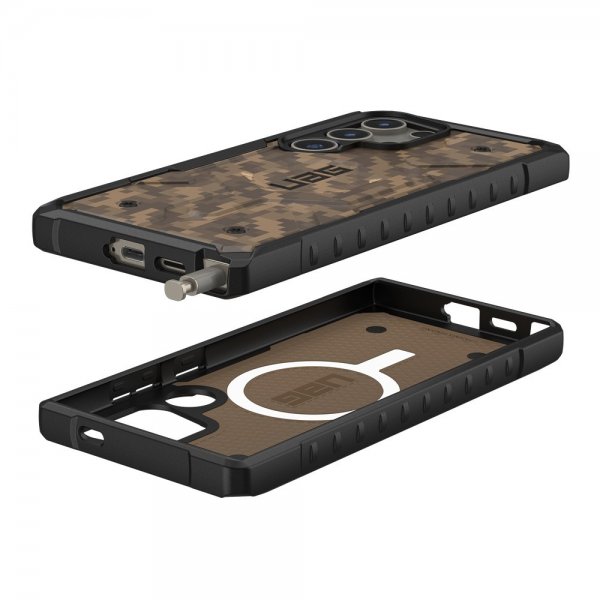 Urban Armor Gear (UAG) Samsung Galaxy S24 Ultra Cover Pathfinder SE MagSafe Digi Camo Dark Earth