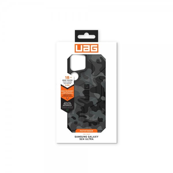 Urban Armor Gear (UAG) Samsung Galaxy S24 Ultra Cover Pathfinder SE MagSafe Midnight Camo