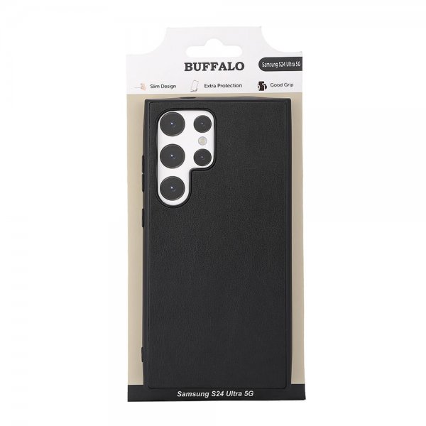 Buffalo Samsung Galaxy S24 Ultra Cover PU Sort